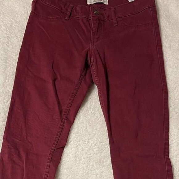 Hollister Maroon Jeggings - Picture 3 of 8